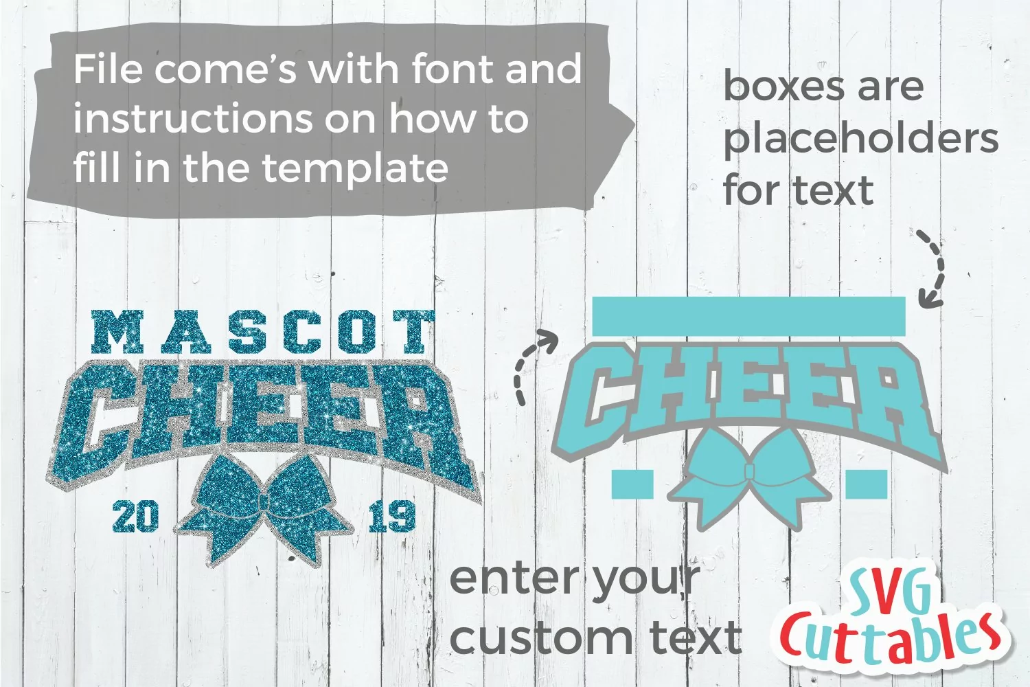 Cheer SVG | Cheer Template 0030 | Shirt Design product image 1
