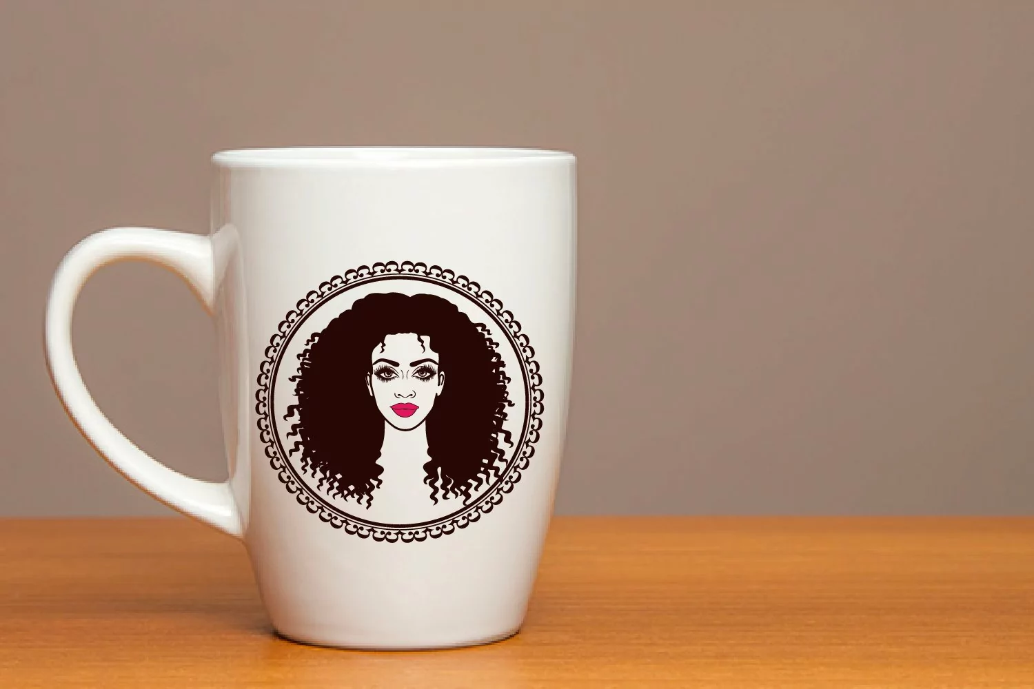 Black Woman SVG PNG EPS DXF Files for Cutting and Printing product image 1