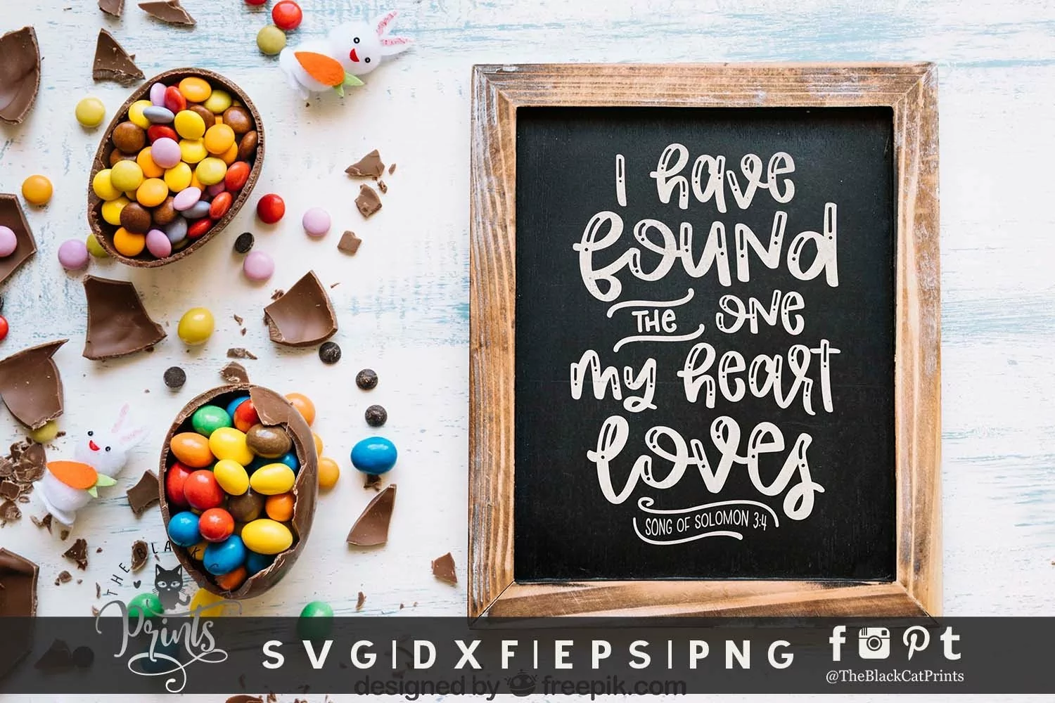 I Have Found The One My Heart Loves SVG | Bible Verse SVG product image 1