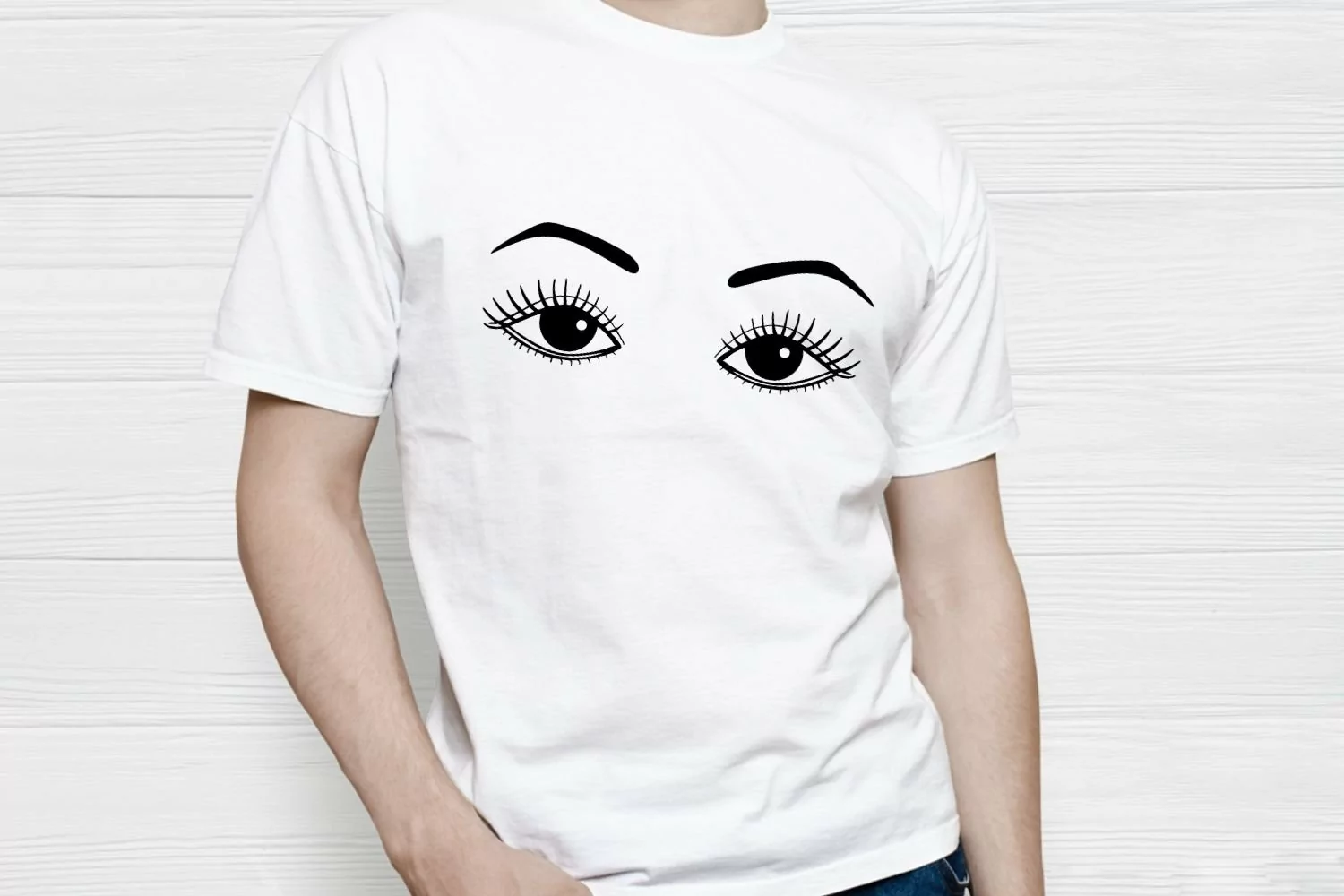Eyes SVG, Eyelashes SVG, Eyebrow, lips product image 1