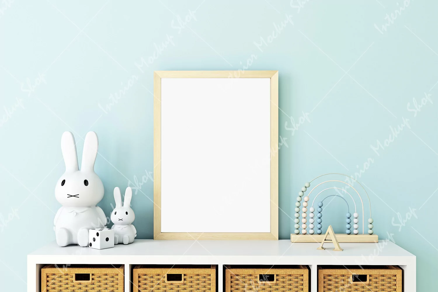 Frame mockup, Poster Mockup, Mockup in interior product image 1