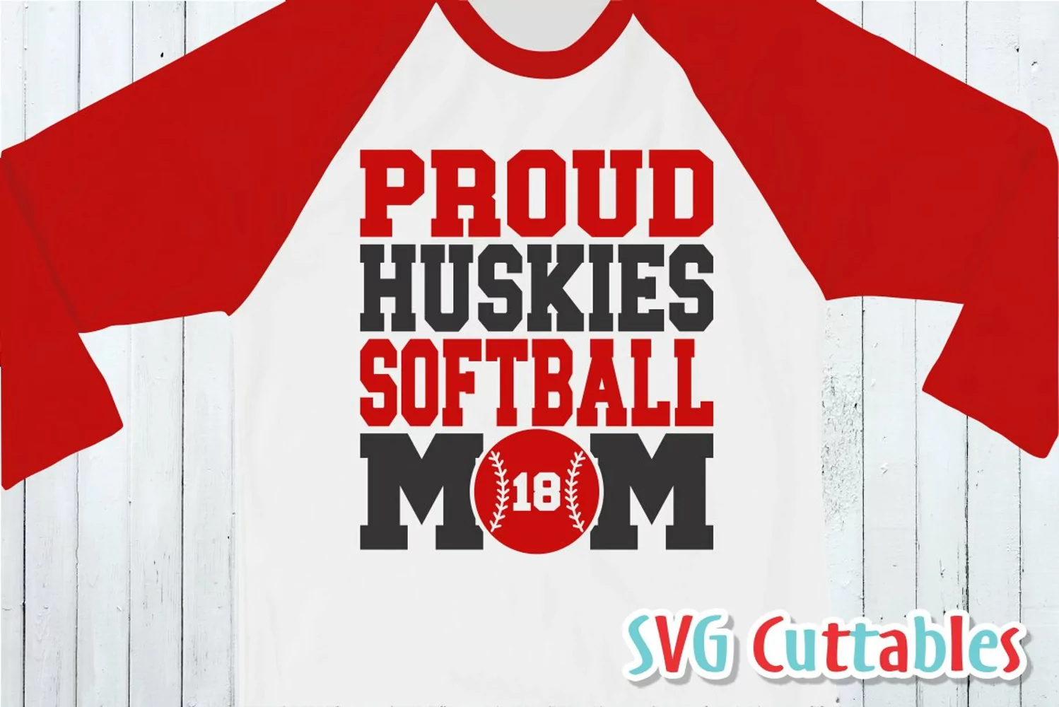 Softball SVG Template 007 | Shirt Design product image 1