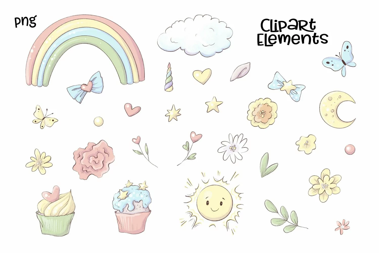 Clipart Cute Unicorns product image 1