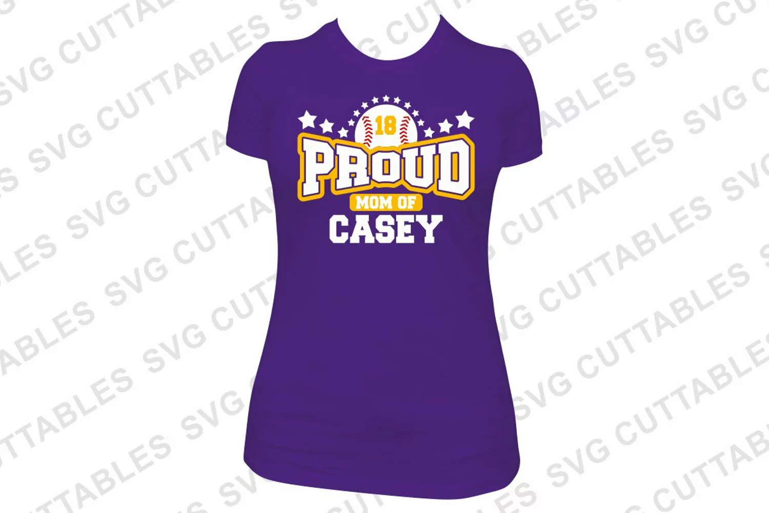 Baseball SVG | Baseball / Softball Proud Mom of product image 1