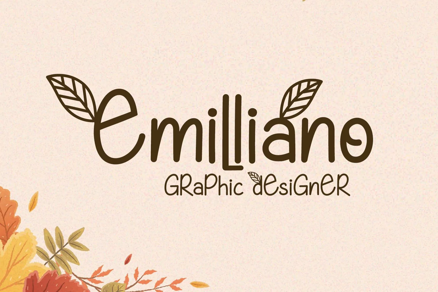 Lovely Autumn - A Quirky Hand-Lettered Font product image 1