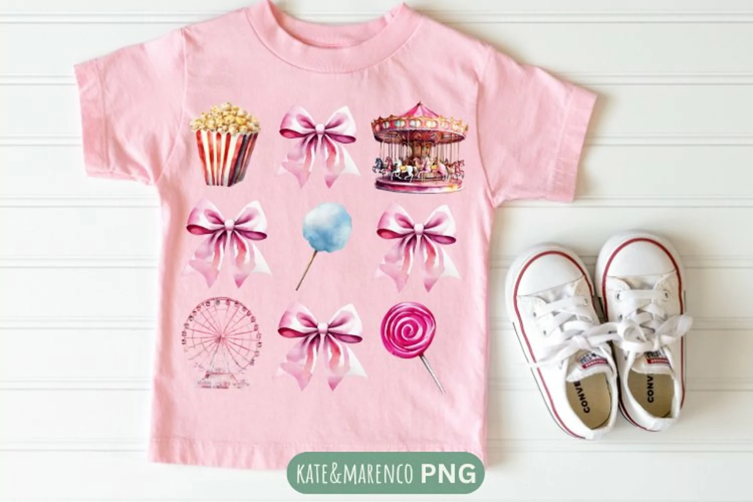 County Fair PNG | Girl Fair PNG | Ferris Wheel Sublimation product image 1