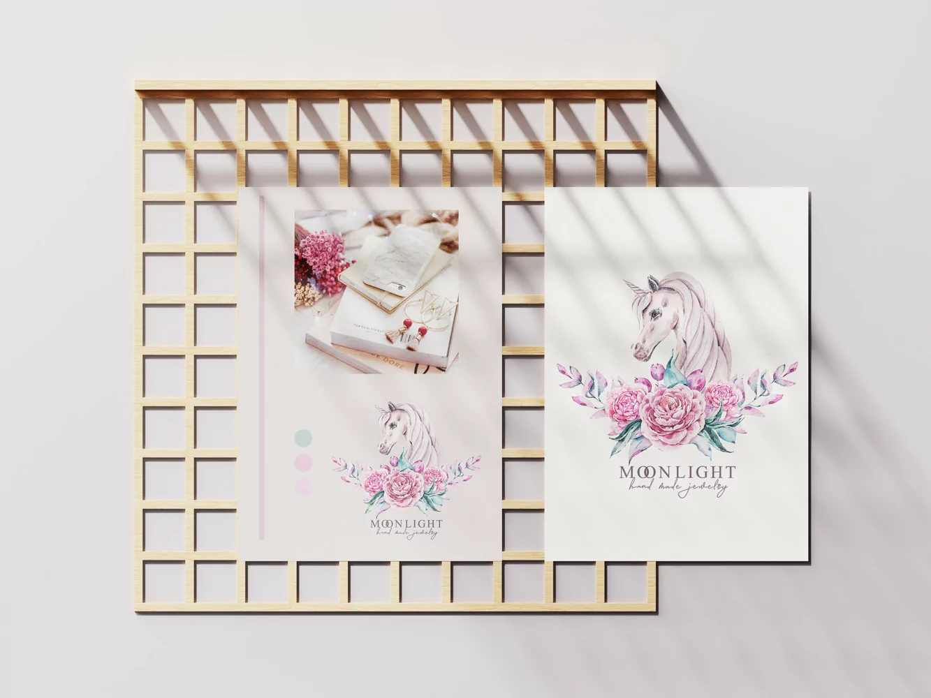 Watercolor floral unicorn sublimation / clipart- 1 png file product image 1