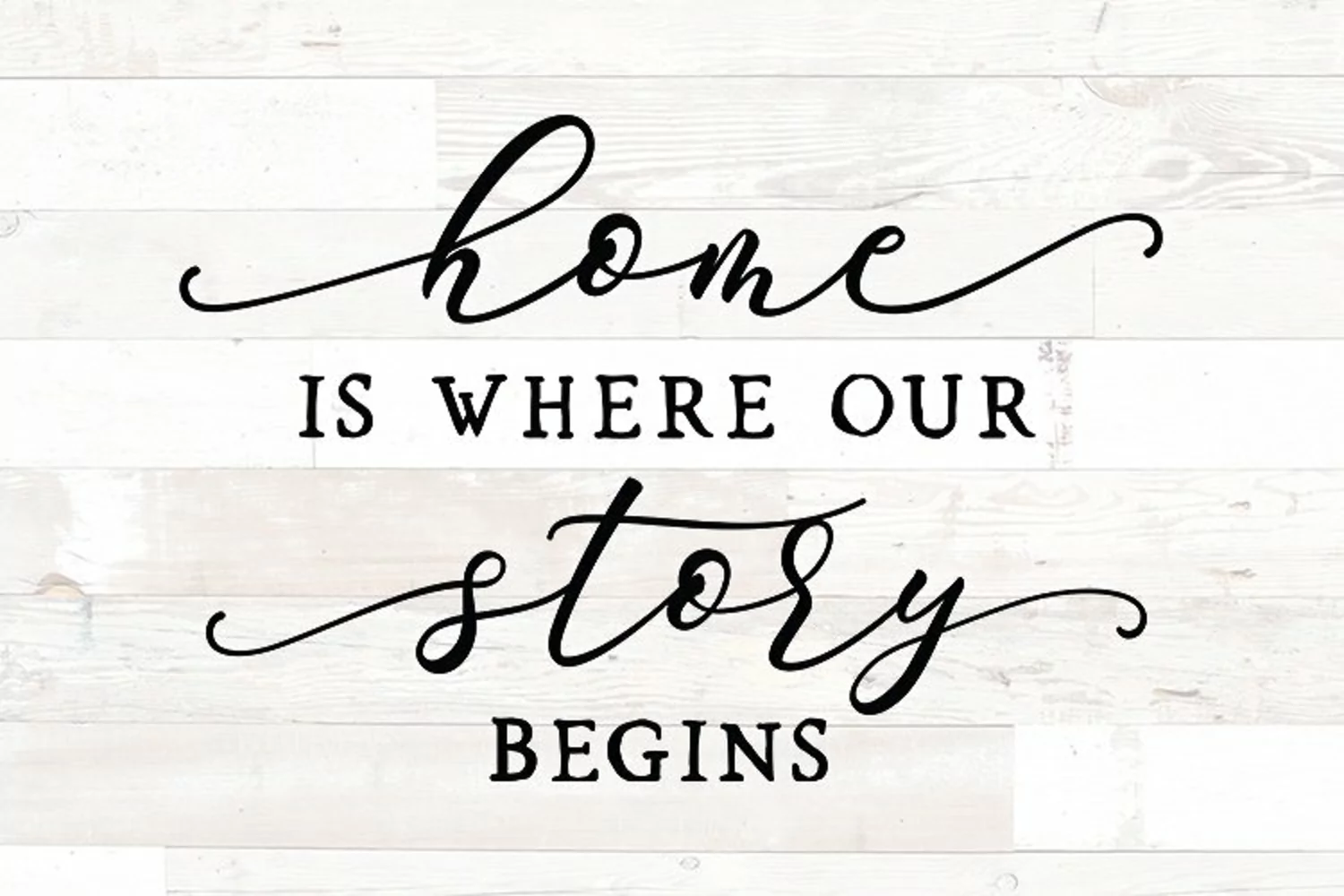 Home is where our story begins - Farmhouse Home sign svg product image 1