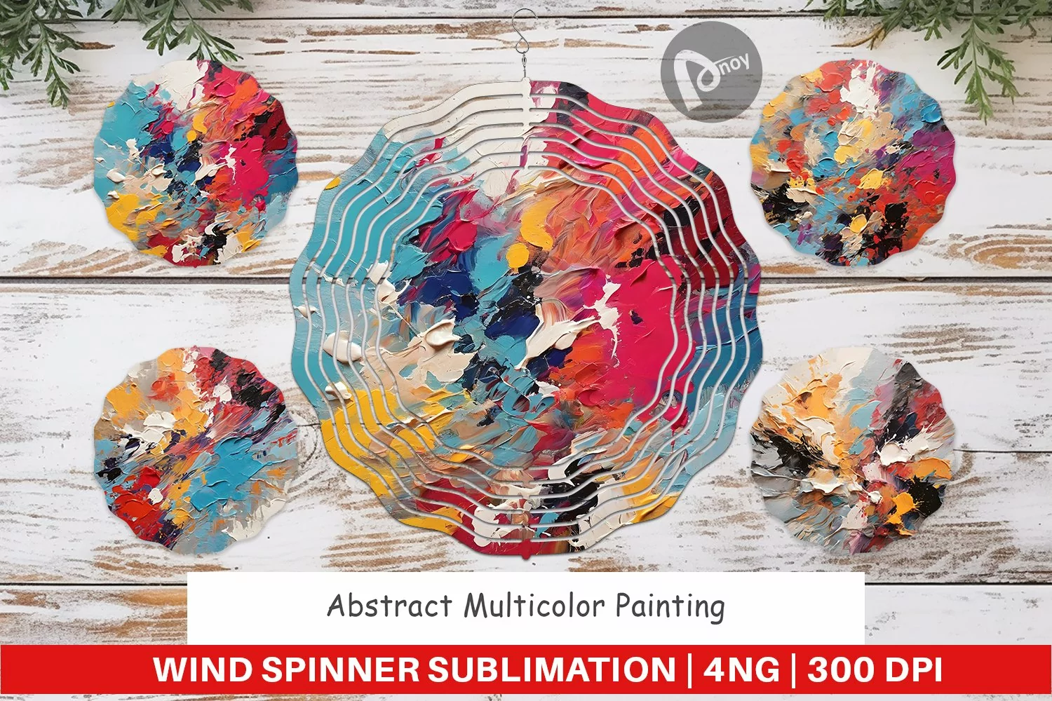 Wind Spinner Multicolor Painting product image 1