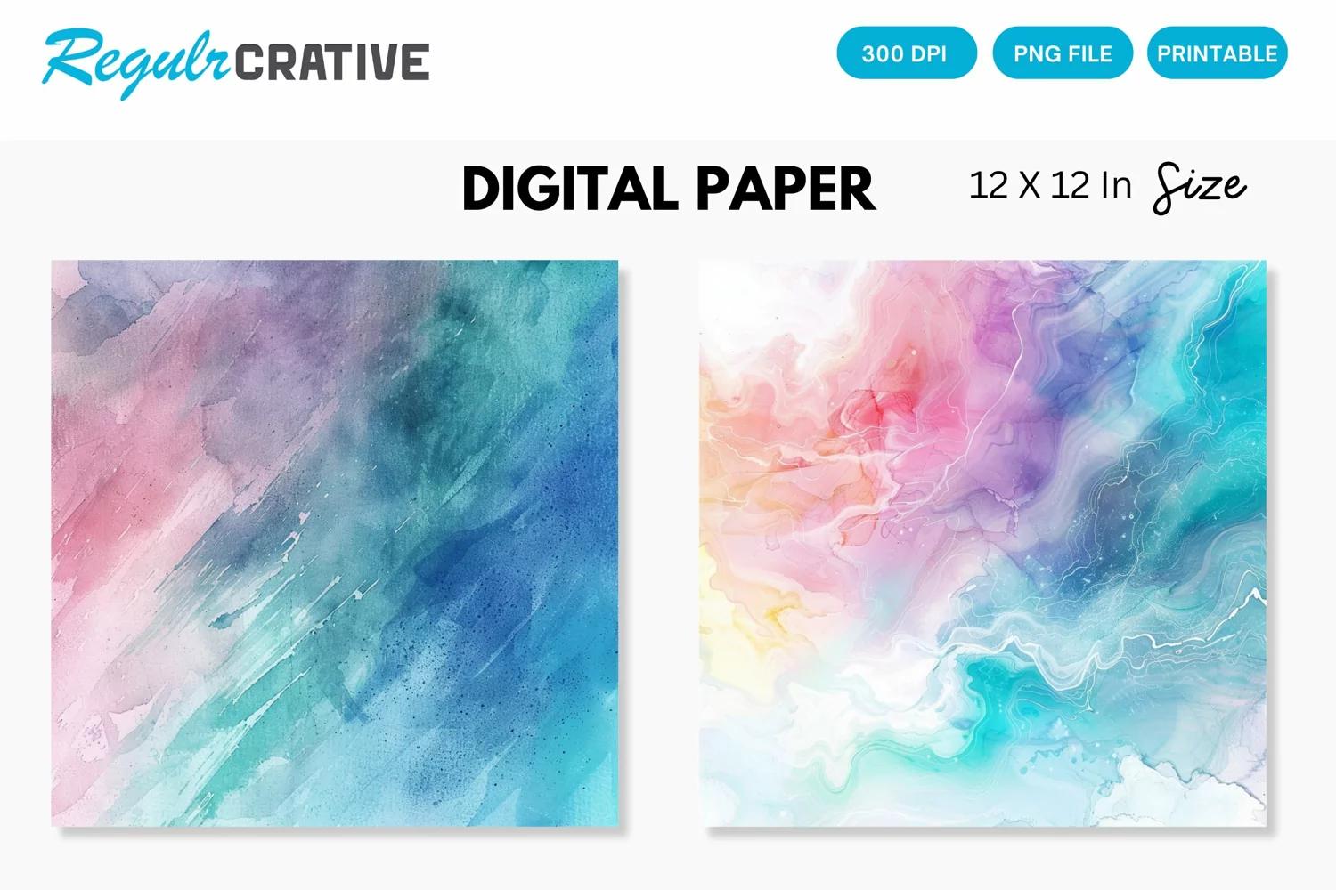 Abstract Pastel Digital Paper, Abstract Pastel Background product image 1