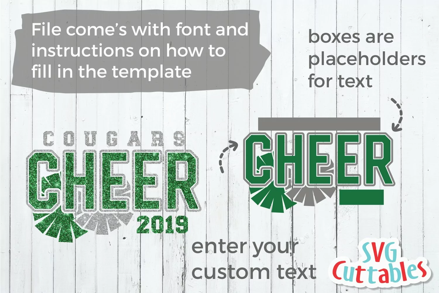Cheer SVG | Cheer Template 0034 | Shirt Design product image 1