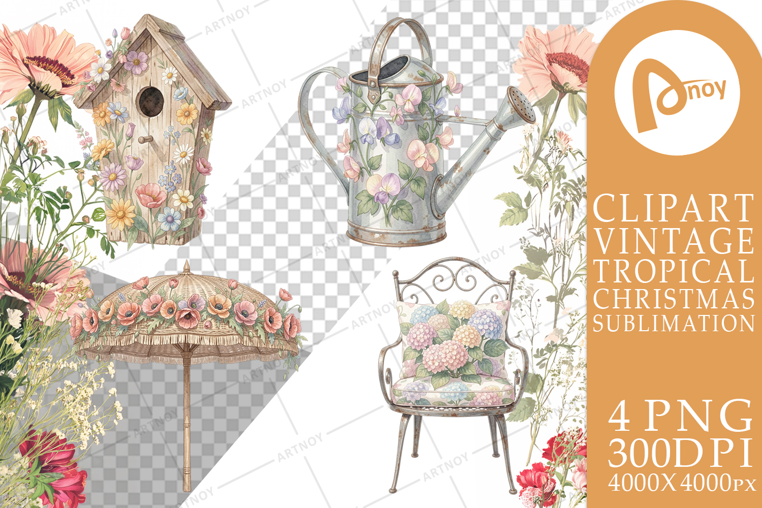 Airy Sun-Drenched Garden Sublimation product image 1
