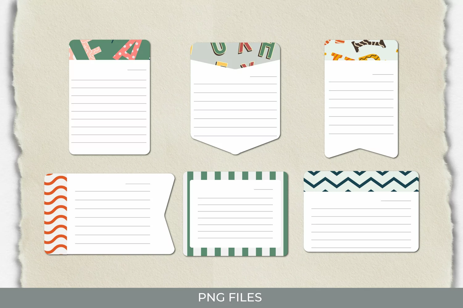 Alphabet with Vintage Seamless Shaped Journaling Page product image 1