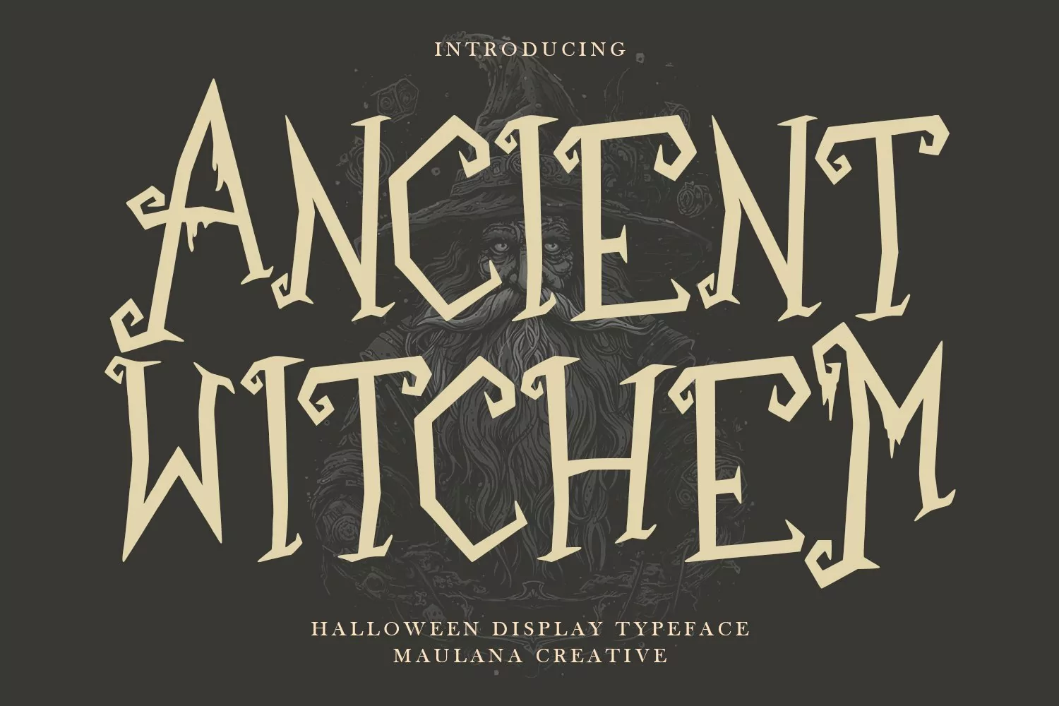 Ancient Witchem Halloween Display Typeface product image 1