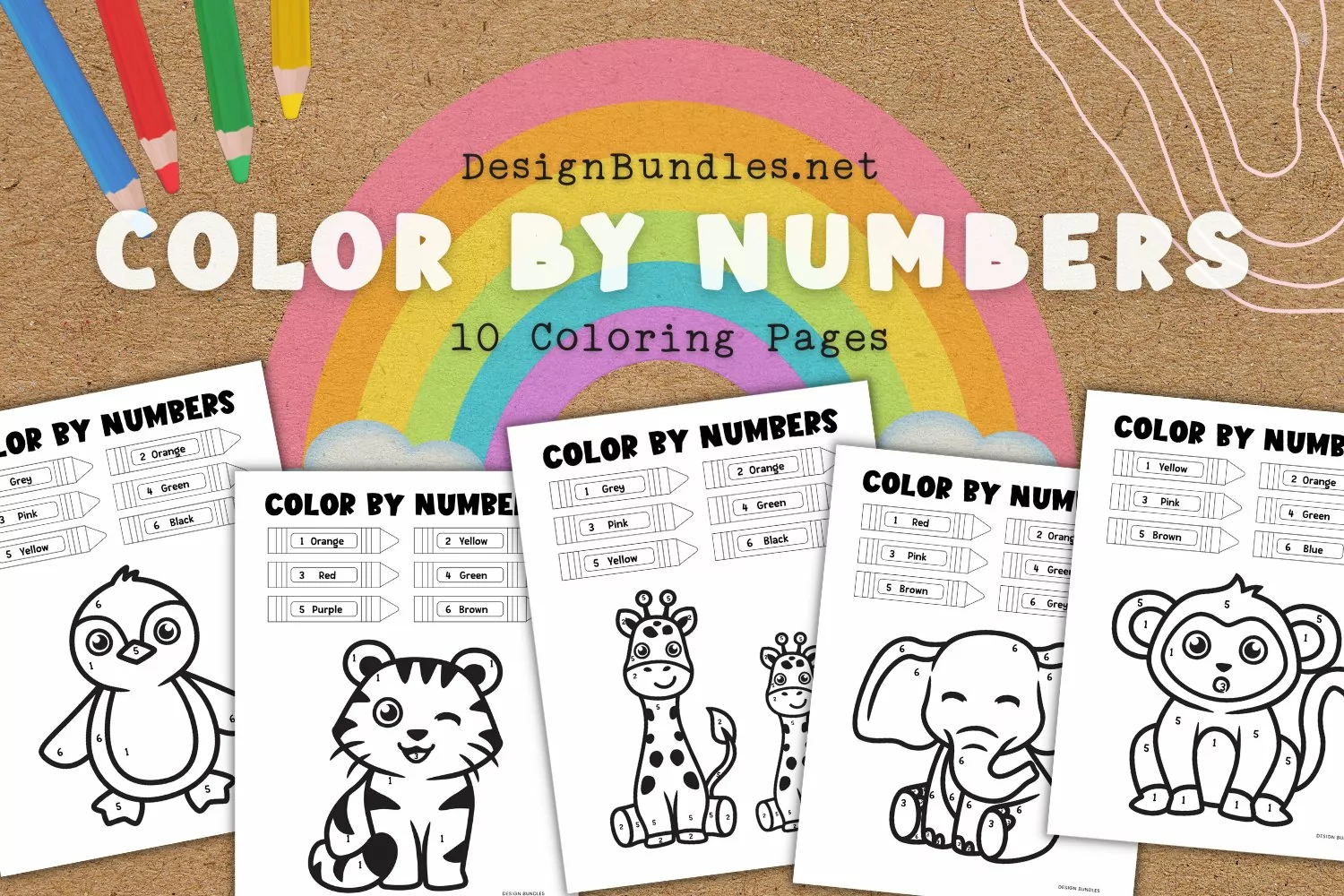 Animal Colour by Numbers