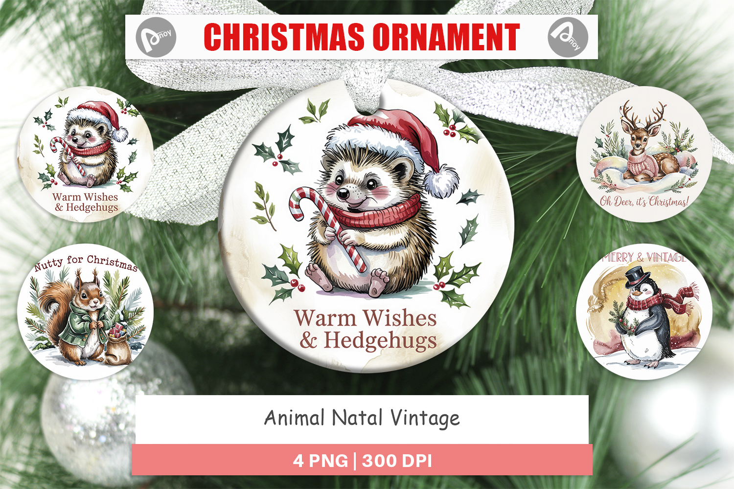 Ornament Vintage Christmas Animal product image 1