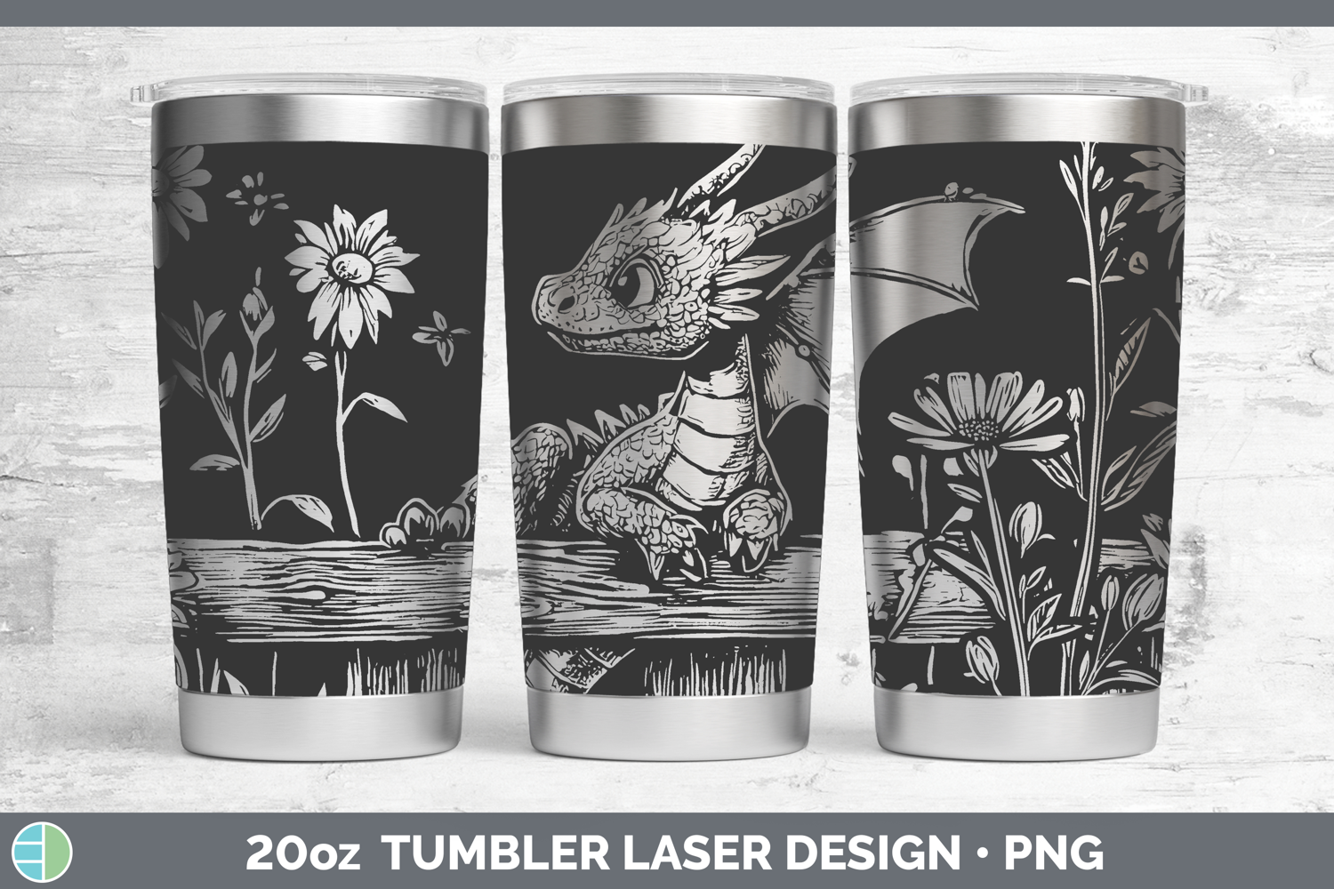 GorgeousAnimals Cottage Laser 20oz Tumbler design.