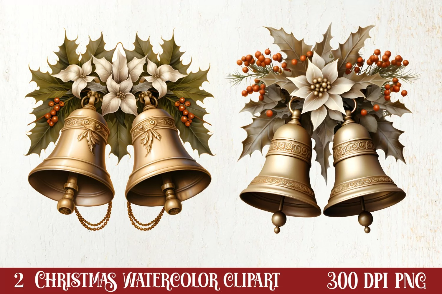 Antique Christmas Ornament Clipart, Christmas Clipart product image 1