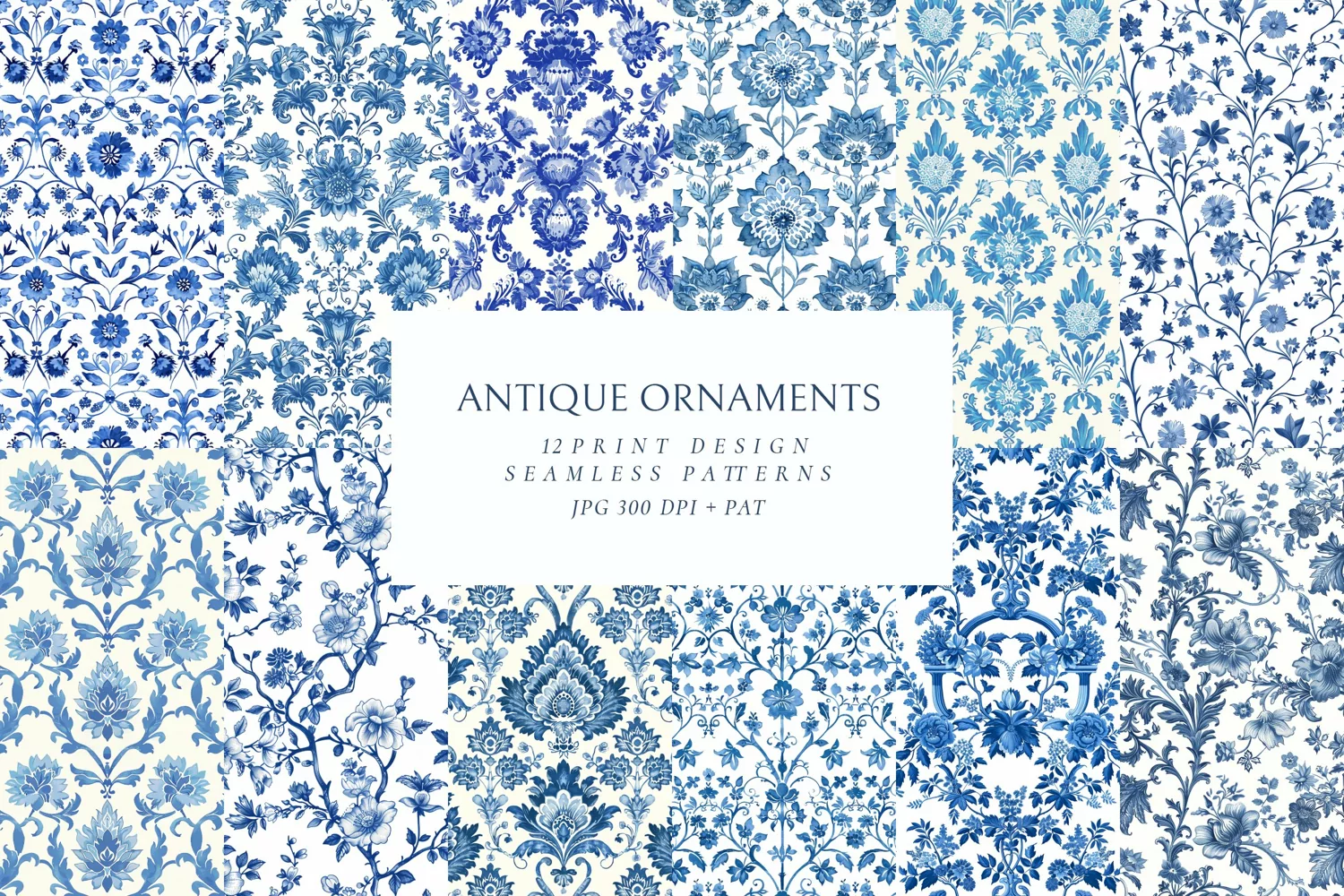 Antique Arabesque Toile Art Patterns product image 1