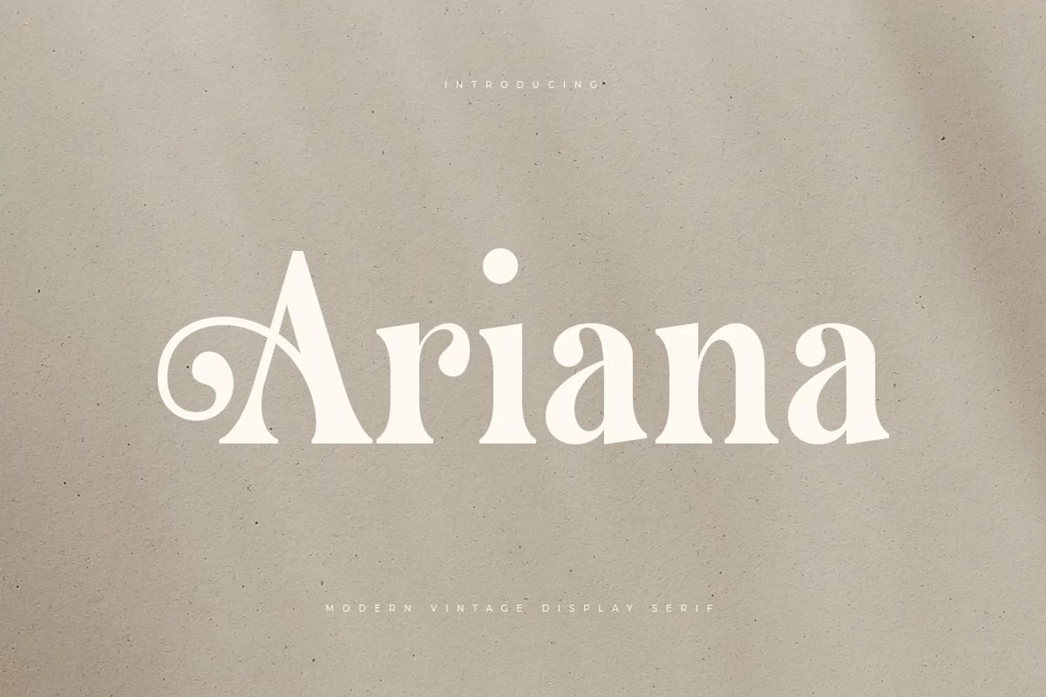 Ariana - Modern Vintage Display Serif product image 1