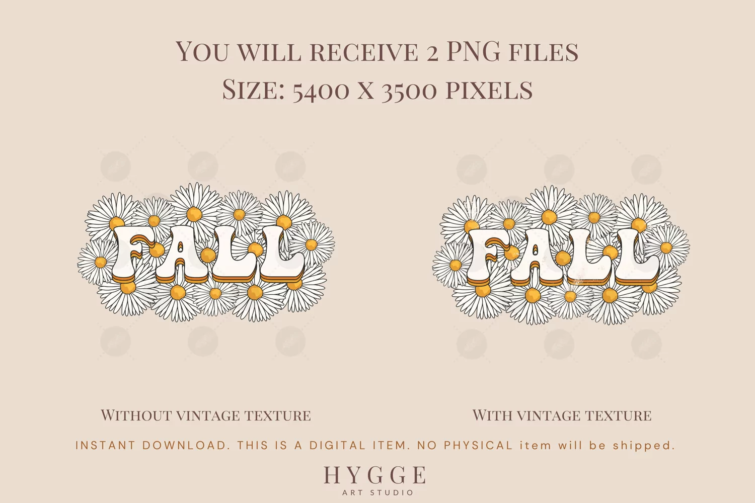 Fall Png Sublimation | Autumn PNG | Daisy | PNG Printable product image 1