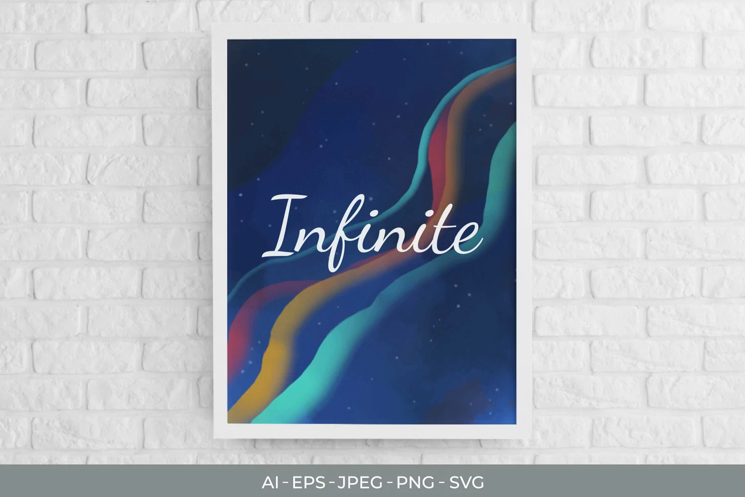 Northern Light Watercolor Sublimation product image 1