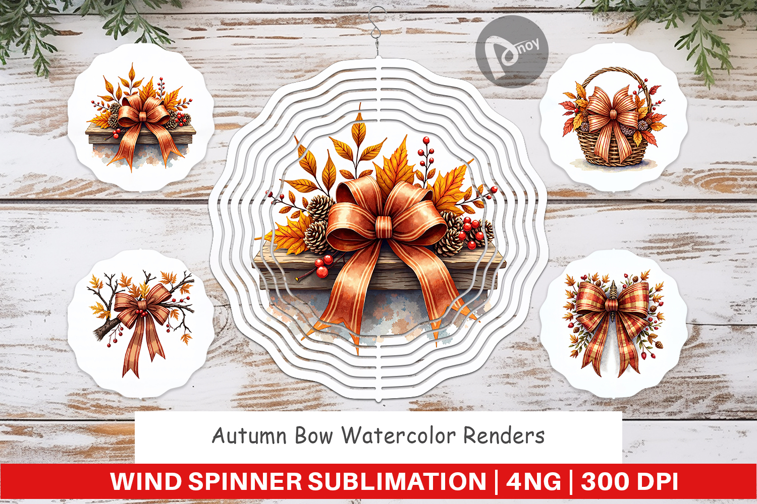 Autumn Bow Wind Spinner product image 1