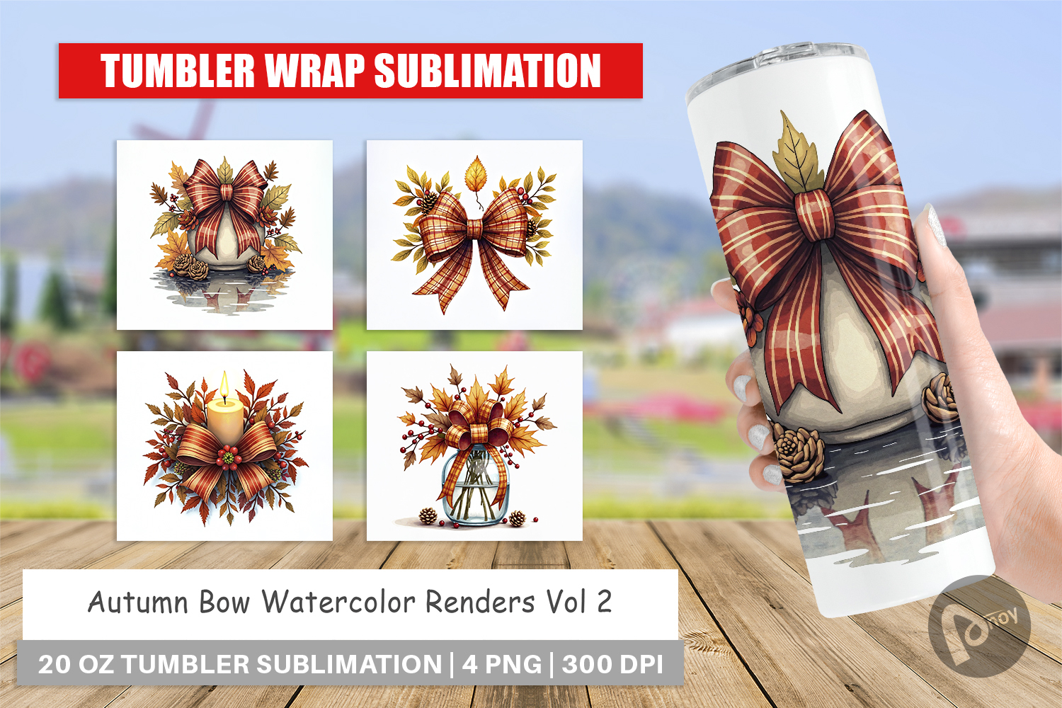 Autumn Bow Tumbler product image 1