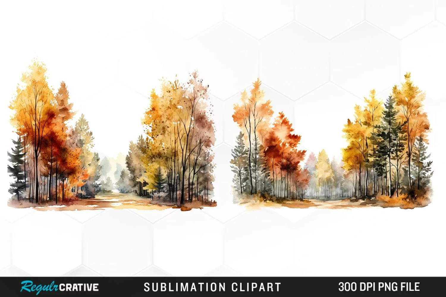 Autumn Forest Exquisite Clipart product image 1