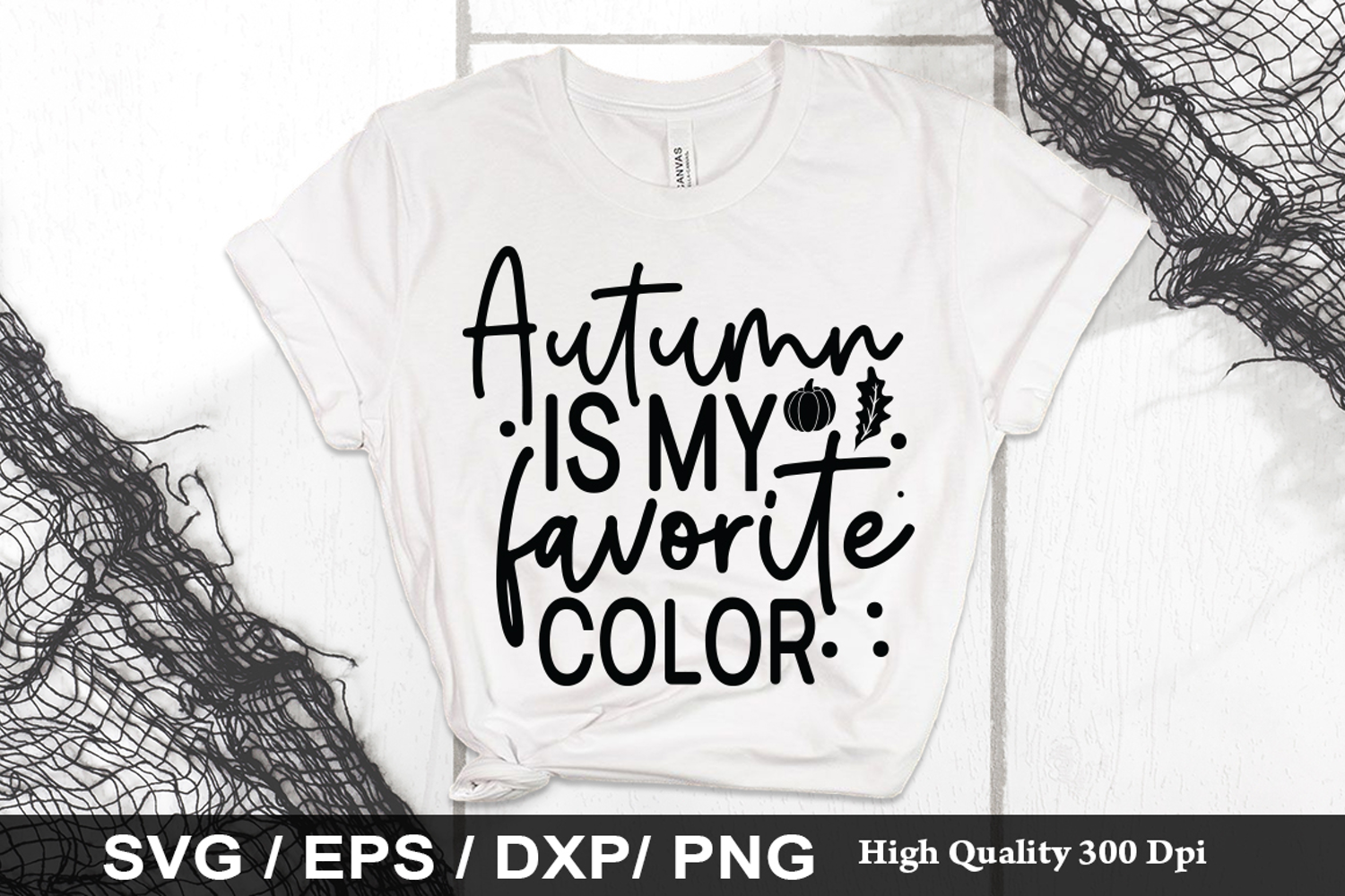 Autumn is my favorite color SVG - Pumpkin Design product image 1