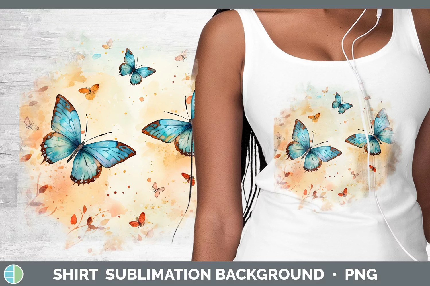 GorgeousAutumn Watercolor Shirt design.