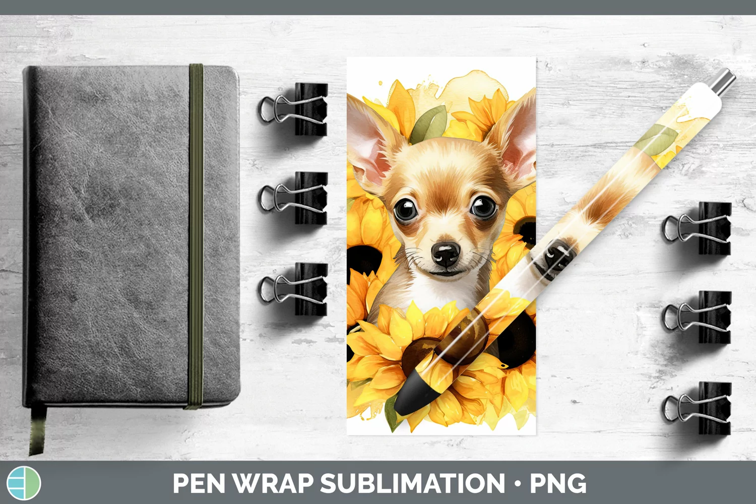 GorgeousAutumn Watercolor Pen Wrap design.