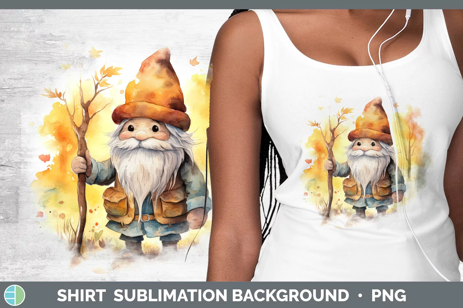 GorgeousAutumn Watercolor Shirt design.