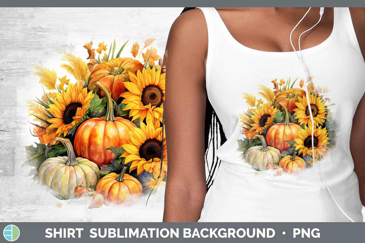 GorgeousAutumn Watercolor Shirt design.
