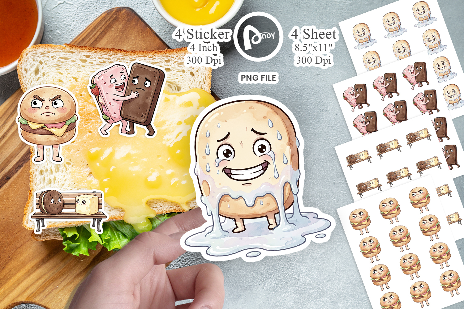 Awkward Ice Cream Date Sticker product image 1