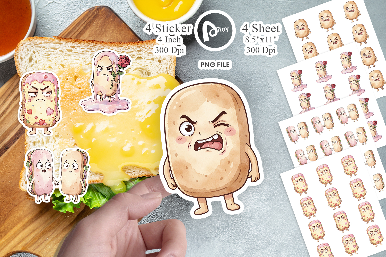 Awkward Ice Cream Date Sticker product image 1