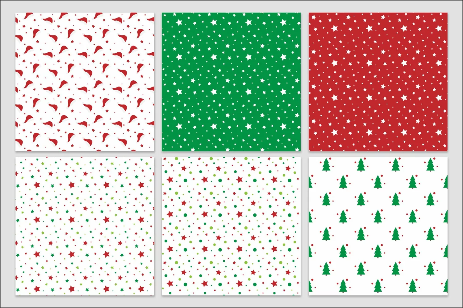 Christmas digital papers, Christmas patterns product image 1