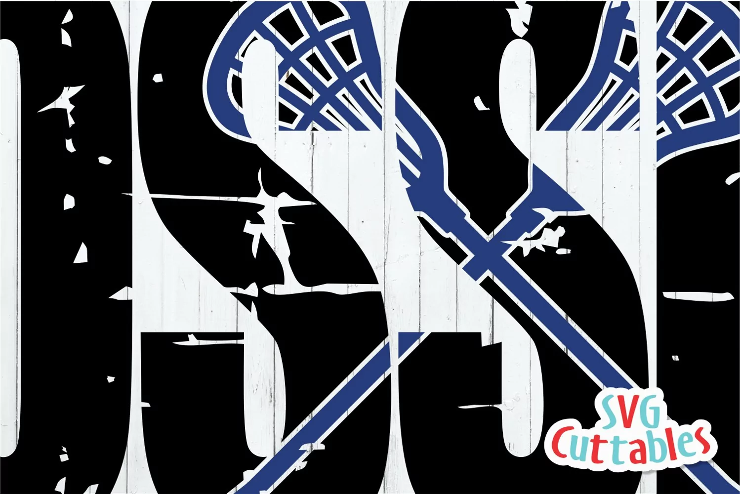 Lacrosse SVG | Lacrosse Distressed | Shirt Design product image 1
