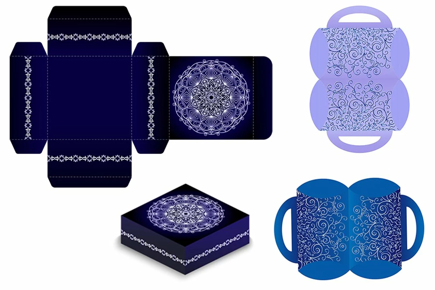 15 vector mandalas and products with mandalas ornament. product image 1