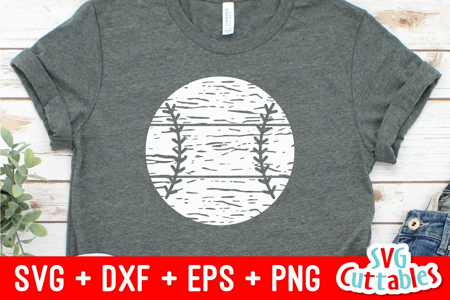 Baseball SVG | Softball SVG | Distressed | Shirt Design product image 1