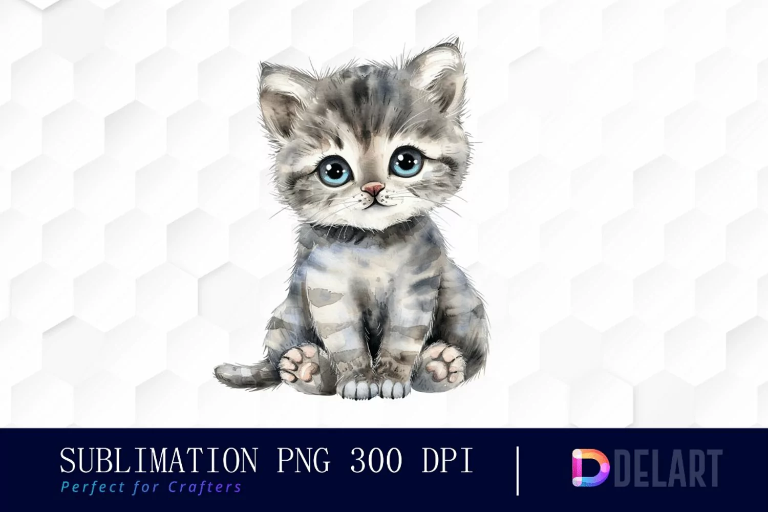Baby Cat Illustration Clipart product image 1