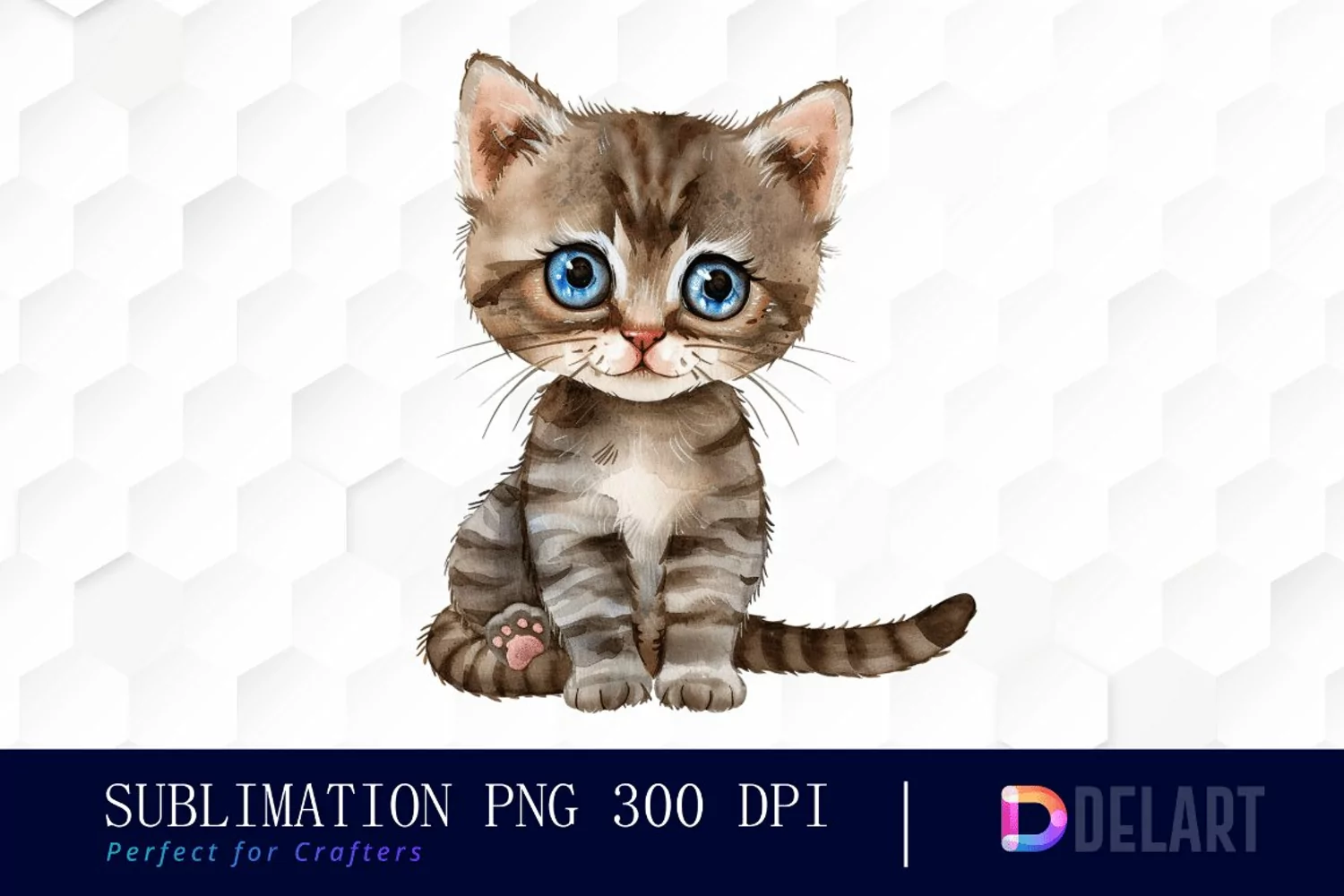 Baby Cat Illustration Clipart product image 1