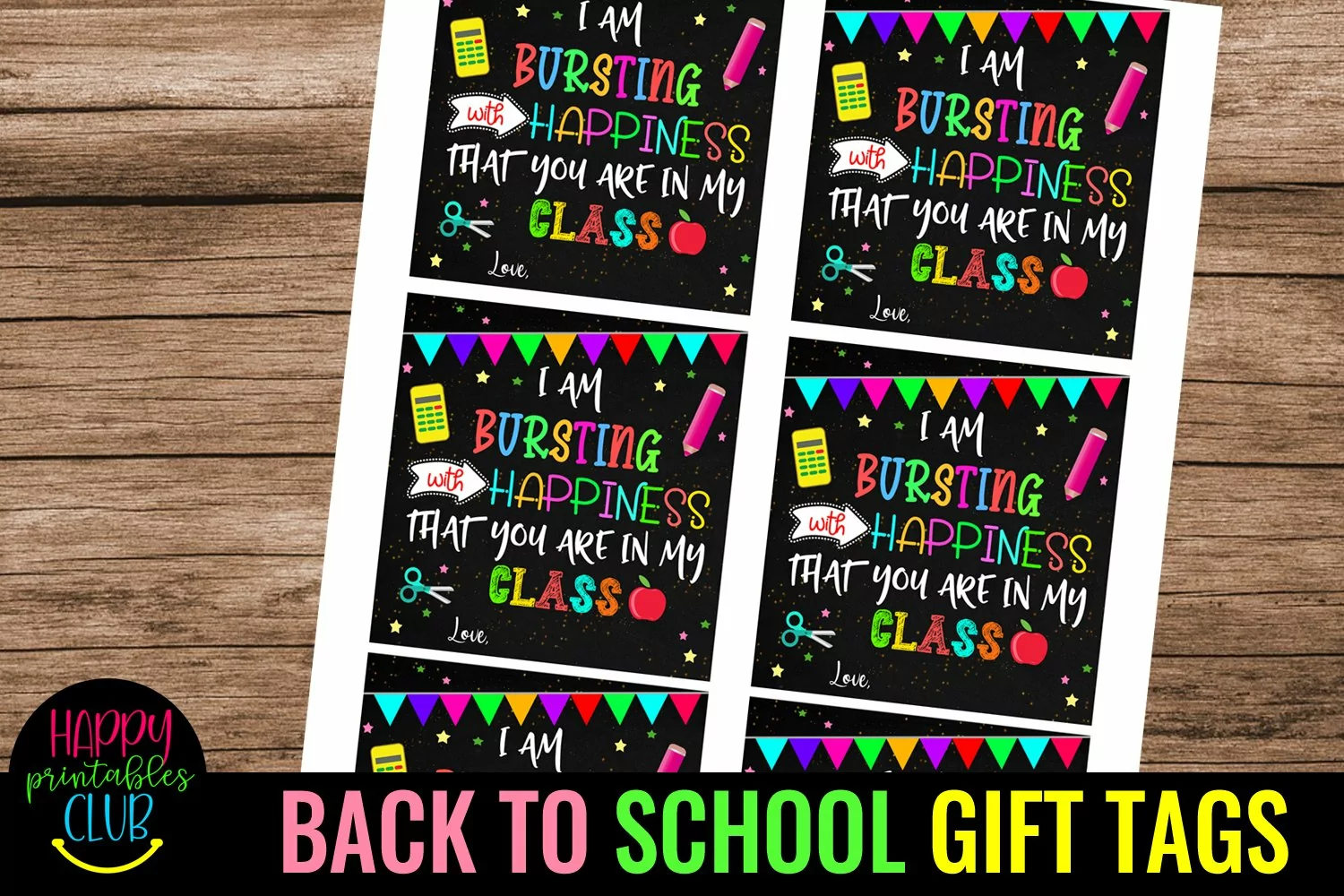 BACK TO SCHOOL GIFT TAGS 