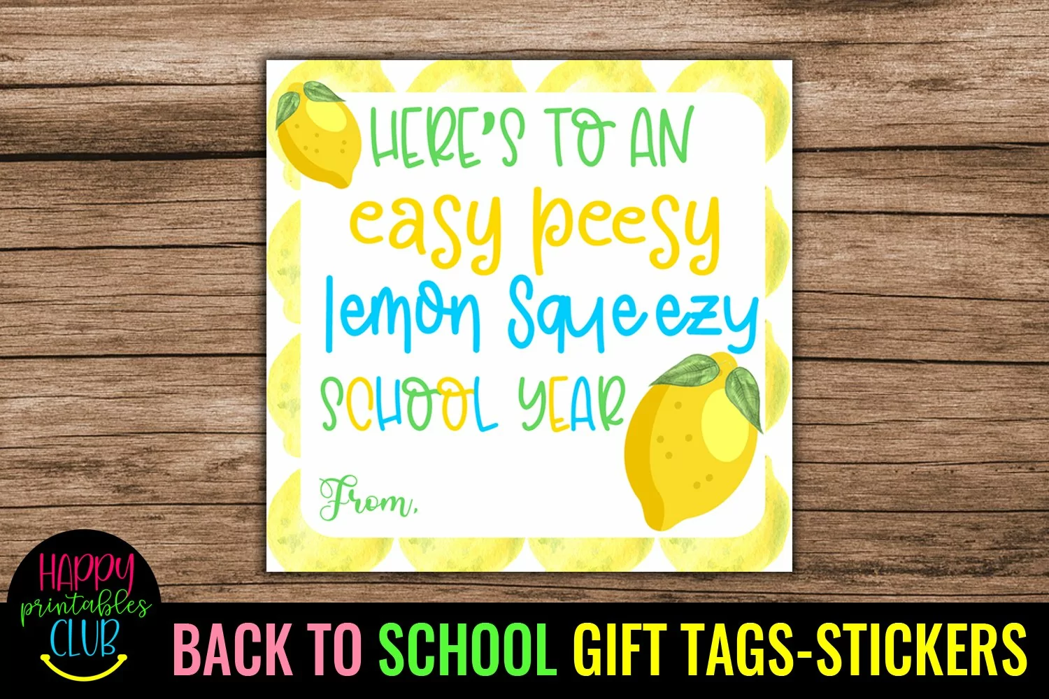 BACK TO SCHOOL GIFT TAGS STICKERS- PRINTABLE FIRST DAY OF SCHOOL GIFT TAGS STICKERS- STUDENT GIFT TAGS