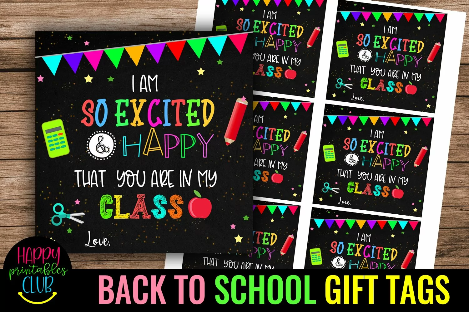 BACK TO SCHOOL TAGS 