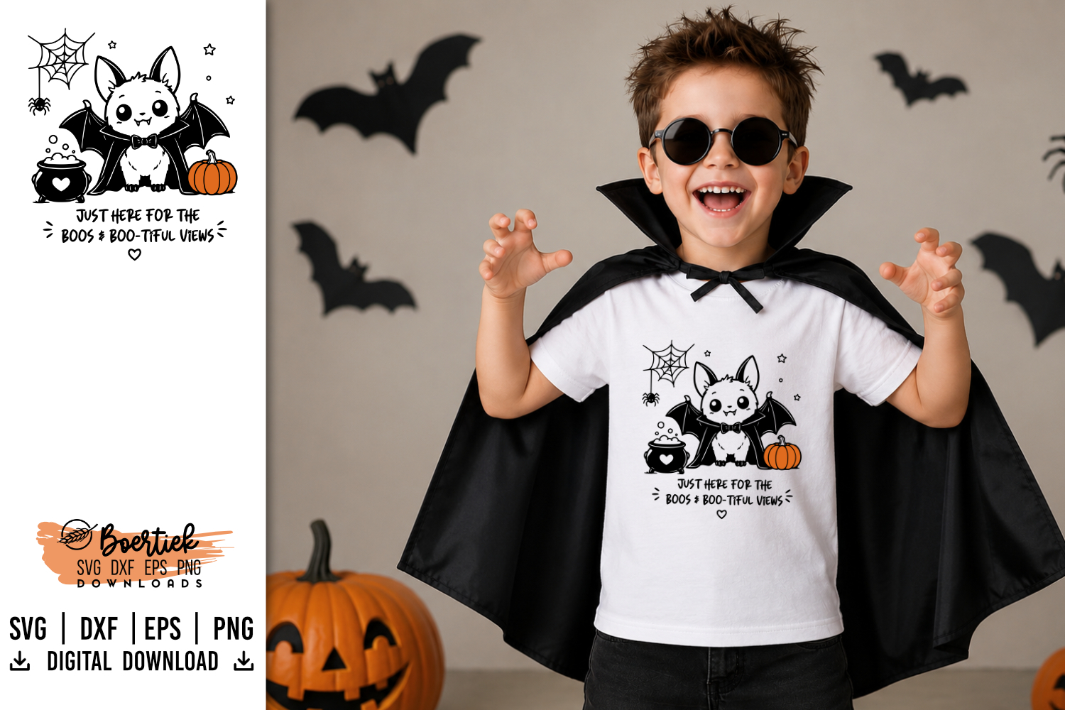 Halloween Bat SVG Spooky & Cute Halloween file product image 1