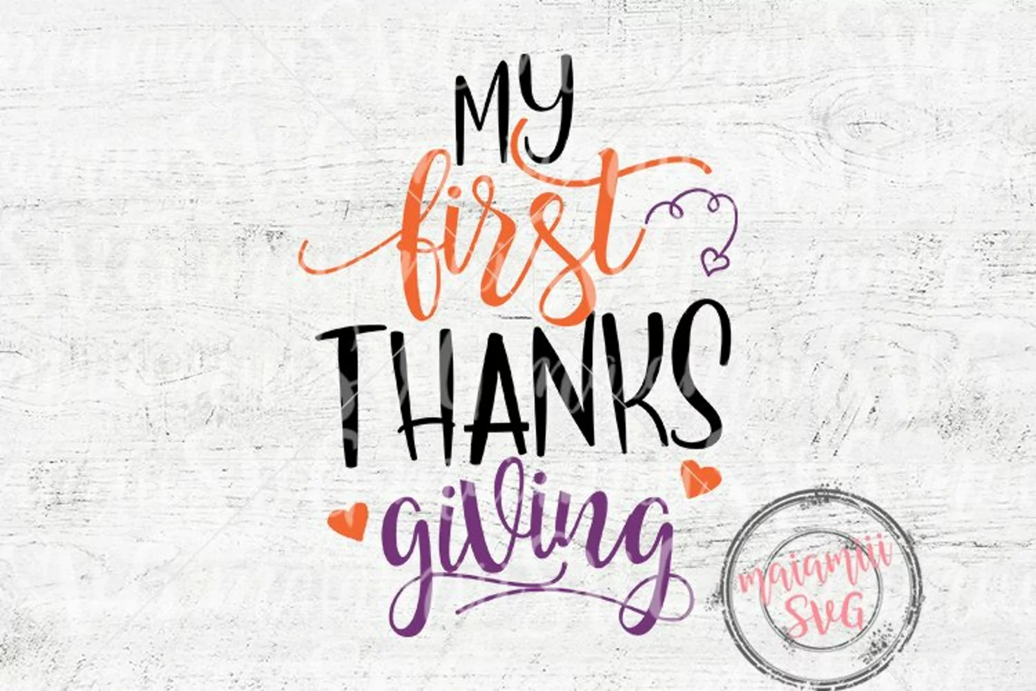 My First Thanksgiving Svg, Baby Turkey Day,1-st Thanksgiving product image 1