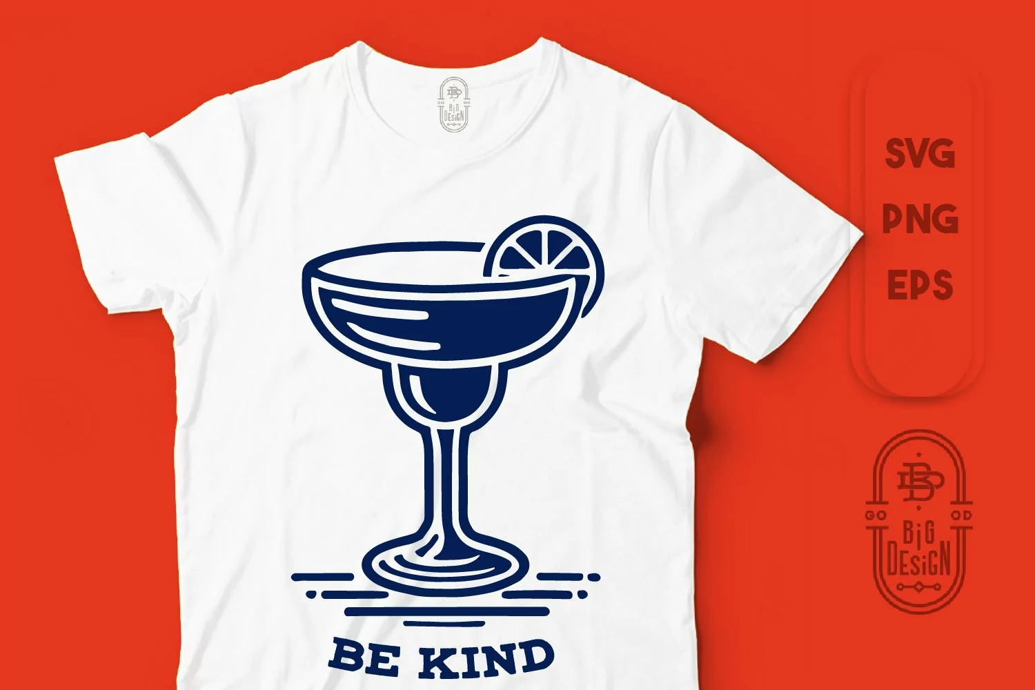 Be Kind | Kindness Saying | Margarita Glass SVG product image 1