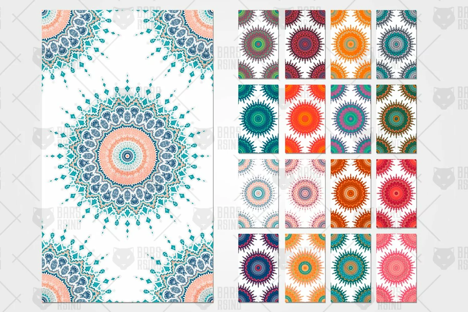 Round Boho Seamless Pattern product image 1