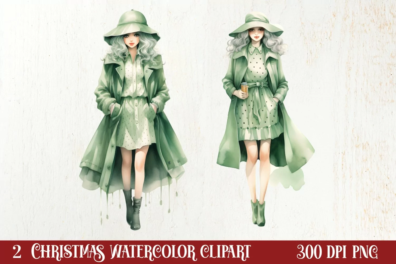 Beautiful Christmas Sublimation Clipart, Christmas PNG product image 1